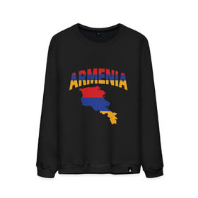 Мужской свитшот хлопок с принтом Армения в Екатеринбурге, 100% хлопок |  | armenia | азия | арарат | армения | армяне | армянин | кавказ | коньяк | патриот | страна