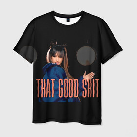 Мужская футболка 3D с принтом Ariana Grande в Екатеринбурге, 100% полиэфир | прямой крой, круглый вырез горловины, длина до линии бедер | Тематика изображения на принте: 