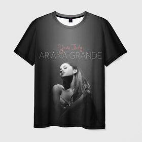 Мужская футболка 3D с принтом Ariana Grande в Екатеринбурге, 100% полиэфир | прямой крой, круглый вырез горловины, длина до линии бедер | Тематика изображения на принте: ariana grande