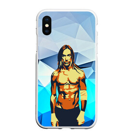 Чехол для iPhone XS Max матовый с принтом iggy pop в Екатеринбурге, Силикон | Область печати: задняя сторона чехла, без боковых панелей | Тематика изображения на принте: fatality | kismet | rock | rock and roll | игги поп