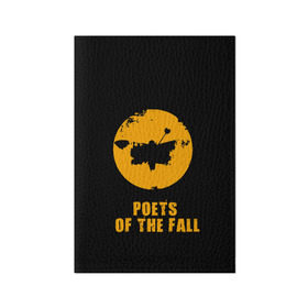 Обложка для паспорта матовая кожа с принтом poets of the fall в Екатеринбурге, натуральная матовая кожа | размер 19,3 х 13,7 см; прозрачные пластиковые крепления | poets of the fall | rock | альтернатива | музыка | поэты | рок | фины