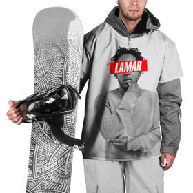 Накидка на куртку 3D с принтом Lamar в Екатеринбурге, 100% полиэстер |  | kendrick lamar | кендрик ламар | рэп. | хип хоп