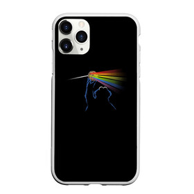 Чехол для iPhone 11 Pro Max матовый с принтом Pink Floyd Cookie Monster в Екатеринбурге, Силикон |  | Тематика изображения на принте: монстр | печеньки | улица сезам