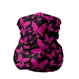Бандана-труба 3D с принтом Розовые бабочки в Екатеринбурге, 100% полиэстер, ткань с особыми свойствами — Activecool | плотность 150‒180 г/м2; хорошо тянется, но сохраняет форму | butterflies | pink | бабочки | красота | крылья | нежность | орнамент | розовый | узор