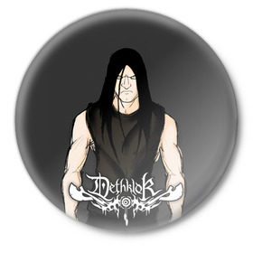 Значок с принтом Metalocalypse (Dethklok) 12 в Екатеринбурге,  металл | круглая форма, металлическая застежка в виде булавки | Тематика изображения на принте: dethklok | metalocalypse