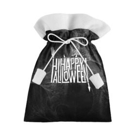 Подарочный 3D мешок с принтом Happy Halloween в Екатеринбурге, 100% полиэстер | Размер: 29*39 см | 