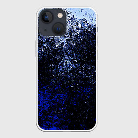 Чехол для iPhone 13 mini с принтом Брызги красок(Cold style) в Екатеринбурге,  |  | abstraction | color | paint | spray | tie dye | абстракция | брызги красок | всплеск красок | капли красок | текстуры