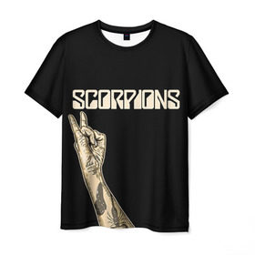 Мужская футболка 3D с принтом Scorpions в Екатеринбурге, 100% полиэфир | прямой крой, круглый вырез горловины, длина до линии бедер | scorpions | клаус майне
рудольф шенкер | маттиас ябс | микки ди | павел мончивода | скорпионы