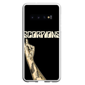 Чехол для Samsung Galaxy S10 с принтом Scorpions в Екатеринбурге, Силикон | Область печати: задняя сторона чехла, без боковых панелей | scorpions | клаус майне
рудольф шенкер | маттиас ябс | микки ди | павел мончивода | скорпионы