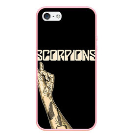 Чехол для iPhone 5/5S матовый с принтом Scorpions в Екатеринбурге, Силикон | Область печати: задняя сторона чехла, без боковых панелей | scorpions | клаус майне
рудольф шенкер | маттиас ябс | микки ди | павел мончивода | скорпионы