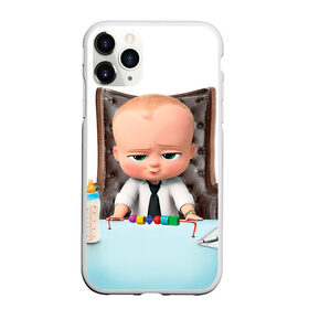 Чехол для iPhone 11 Pro матовый с принтом Boss Baby в Екатеринбурге, Силикон |  | boss baby | босс | молокосос | мультфильмы