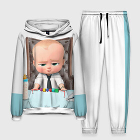Мужской костюм 3D (с толстовкой) с принтом Boss Baby в Екатеринбурге,  |  | Тематика изображения на принте: boss baby | босс | молокосос | мультфильмы