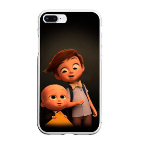 Чехол для iPhone 7Plus/8 Plus матовый с принтом Boss Baby в Екатеринбурге, Силикон | Область печати: задняя сторона чехла, без боковых панелей | boss baby | босс | молокосос | мультфильмы