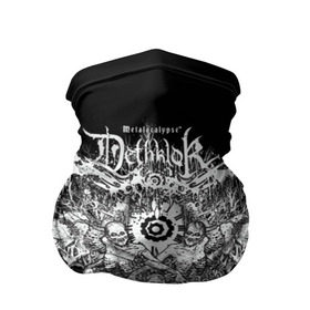 Бандана-труба 3D с принтом Metalocalypse (dethklok) в Екатеринбурге, 100% полиэстер, ткань с особыми свойствами — Activecool | плотность 150‒180 г/м2; хорошо тянется, но сохраняет форму | Тематика изображения на принте: metalocalypse (dethklok)