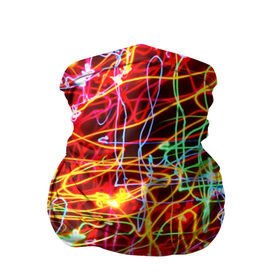 Бандана-труба 3D с принтом Light creative в Екатеринбурге, 100% полиэстер, ткань с особыми свойствами — Activecool | плотность 150‒180 г/м2; хорошо тянется, но сохраняет форму | abstract | colorful | electric | energy | light | абстракция | вет | цвет | электрик | энергия