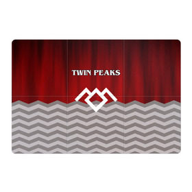 Магнитный плакат 3Х2 с принтом Twin Peaks в Екатеринбурге, Полимерный материал с магнитным слоем | 6 деталей размером 9*9 см | twin peaks | арт | лого | полосы | сериал | твин пикс | текстура | фильмы