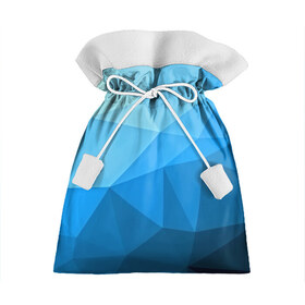 Подарочный 3D мешок с принтом geometric blue в Екатеринбурге, 100% полиэстер | Размер: 29*39 см | Тематика изображения на принте: abstraction | абстракция | геометрия | грани | линии | полигоны | розовый | сочетания | текстура | треугольники