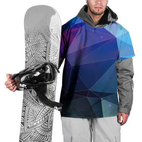 Накидка на куртку 3D с принтом Геометрический узор в Екатеринбурге, 100% полиэстер |  | polygon | абстракция | геометрия | узор