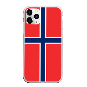 Чехол для iPhone 11 Pro матовый с принтом Флаг Норвегии в Екатеринбурге, Силикон |  | flag | norge | norway | норвегия | флаг