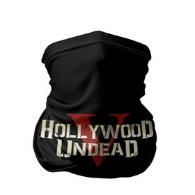 Бандана-труба 3D с принтом Hollywood Undead в Екатеринбурге, 100% полиэстер, ткань с особыми свойствами — Activecool | плотность 150‒180 г/м2; хорошо тянется, но сохраняет форму | five | hollywood undead | v