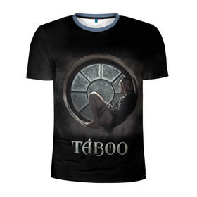 Мужская футболка 3D спортивная с принтом Taboo в Екатеринбурге, 100% полиэстер с улучшенными характеристиками | приталенный силуэт, круглая горловина, широкие плечи, сужается к линии бедра | taboo | tom hardy | сериалы | табу | том харди