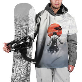 Накидка на куртку 3D с принтом Японский самурай в Екатеринбурге, 100% полиэстер |  | Тематика изображения на принте: ниндзя | самурай | япония