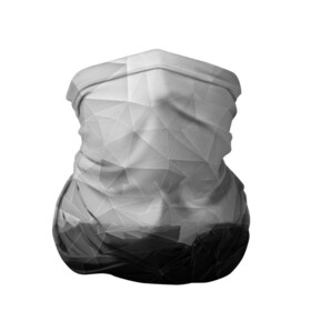 Бандана-труба 3D с принтом Polygon gray в Екатеринбурге, 100% полиэстер, ткань с особыми свойствами — Activecool | плотность 150‒180 г/м2; хорошо тянется, но сохраняет форму | abstraction | polygon | абстракция | грань | краски | кубик | кубики | линии | мозаика | ребро | текстура | узор