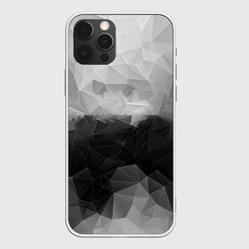 Чехол для iPhone 12 Pro Max с принтом Polygon gray в Екатеринбурге, Силикон |  | abstraction | polygon | абстракция | грань | краски | кубик | кубики | линии | мозаика | ребро | текстура | узор