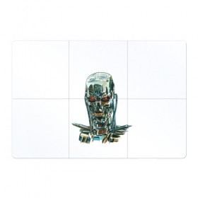 Магнитный плакат 3Х2 с принтом Терминатор в Екатеринбурге, Полимерный материал с магнитным слоем | 6 деталей размером 9*9 см | арт | минимализм | мода | стиль