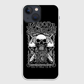 Чехол для iPhone 13 mini с принтом Amon Amarth 3 в Екатеринбурге,  |  | amart | amarth | amon | death | hegg | johan | metal | music | viking | амарз | амарс | амарт | амон | викинг | дет | дэт | йохан | метал | металл | хег | хегг