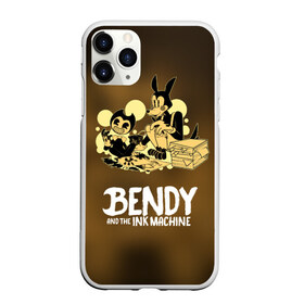 Чехол для iPhone 11 Pro матовый с принтом Bendy and the ink machine (3D) в Екатеринбурге, Силикон |  | bendy | horror | ink | machine