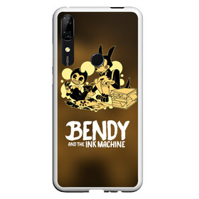 Чехол для Honor P Smart Z с принтом Bendy and the ink machine (3D) в Екатеринбурге, Силикон | Область печати: задняя сторона чехла, без боковых панелей | bendy | horror | ink | machine