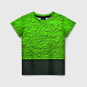 Детская футболка 3D с принтом Кислотные пузыри в Екатеринбурге, 100% гипоаллергенный полиэфир | прямой крой, круглый вырез горловины, длина до линии бедер, чуть спущенное плечо, ткань немного тянется | абстракция | кислота | кислотные пузыри | пузыри | текстуры