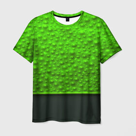 Мужская футболка 3D с принтом Кислотные пузыри в Екатеринбурге, 100% полиэфир | прямой крой, круглый вырез горловины, длина до линии бедер | абстракция | кислота | кислотные пузыри | пузыри | текстуры