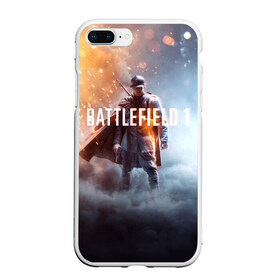 Чехол для iPhone 7Plus/8 Plus матовый с принтом Battlefield One в Екатеринбурге, Силикон | Область печати: задняя сторона чехла, без боковых панелей | battlefield 1 | battlefield one | dice | ea | electronic arts | frostbite | tm | батлфилд 1