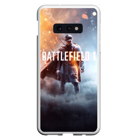 Чехол для Samsung S10E с принтом Battlefield One в Екатеринбурге, Силикон | Область печати: задняя сторона чехла, без боковых панелей | battlefield 1 | battlefield one | dice | ea | electronic arts | frostbite | tm | батлфилд 1