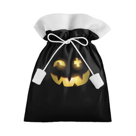 Подарочный 3D мешок с принтом Happy Halloween в Екатеринбурге, 100% полиэстер | Размер: 29*39 см | Тематика изображения на принте: 