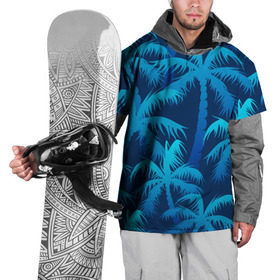 Накидка на куртку 3D с принтом Пальмы в Екатеринбурге, 100% полиэстер |  | summer | лес | пальмы | природа