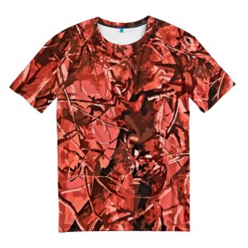 Мужская футболка 3D с принтом camouflage texture в Екатеринбурге, 100% полиэфир | прямой крой, круглый вырез горловины, длина до линии бедер | армия | камуфляж | пиксели | силовые структуры | текстуры | хаки