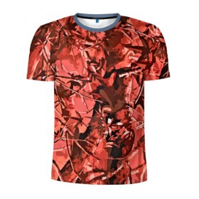 Мужская футболка 3D спортивная с принтом camouflage texture в Екатеринбурге, 100% полиэстер с улучшенными характеристиками | приталенный силуэт, круглая горловина, широкие плечи, сужается к линии бедра | армия | камуфляж | пиксели | силовые структуры | текстуры | хаки