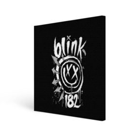 Холст квадратный с принтом Blink-182 в Екатеринбурге, 100% ПВХ |  | blink | california | pop | punk | rock | группа | калифорния | панк | рок