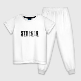 Детская пижама хлопок с принтом Stalker в Екатеринбурге, 100% хлопок |  брюки и футболка прямого кроя, без карманов, на брюках мягкая резинка на поясе и по низу штанин
 | stalker | сталкер