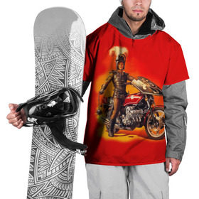 Накидка на куртку 3D с принтом Всадник в Екатеринбурге, 100% полиэстер |  | Тематика изображения на принте: bike | harley | honda | kawasaki | moto | suzuki | yamaha | байкер | всадник | мотоцикл | рыцарь