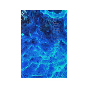 Обложка для паспорта матовая кожа с принтом Frozen fractal в Екатеринбурге, натуральная матовая кожа | размер 19,3 х 13,7 см; прозрачные пластиковые крепления | abstract | abstraction | fractal | optical | абстракция | фрактал