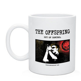 Кружка с принтом The Offspring - out of control в Екатеринбурге, керамика | объем — 330 мл, диаметр — 80 мм. Принт наносится на бока кружки, можно сделать два разных изображения | 