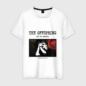 Мужская футболка хлопок с принтом The Offspring - out of control в Екатеринбурге, 100% хлопок | прямой крой, круглый вырез горловины, длина до линии бедер, слегка спущенное плечо. | Тематика изображения на принте: 