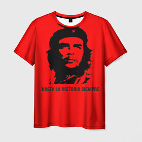 Мужская футболка 3D с принтом Че Гевара Эрнесто в Екатеринбурге, 100% полиэфир | прямой крой, круглый вырез горловины, длина до линии бедер | che | guevara
