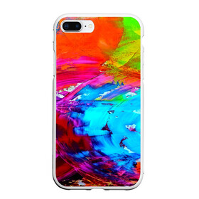 Чехол для iPhone 7Plus/8 Plus матовый с принтом Tie-dye в Екатеринбурге, Силикон | Область печати: задняя сторона чехла, без боковых панелей | abstraction | color | spray | tie dye | абстракция | акварель | живопись | искусство | краски | текстуры | цветные краски | яркие цвета