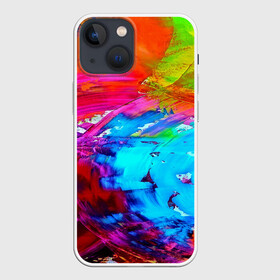 Чехол для iPhone 13 mini с принтом Tie dye в Екатеринбурге,  |  | abstraction | color | spray | tie dye | абстракция | акварель | живопись | искусство | краски | текстуры | цветные краски | яркие цвета