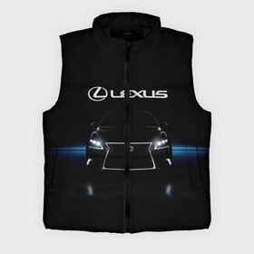 Мужской жилет утепленный 3D с принтом Lexus в Екатеринбурге,  |  | auto | lexus | sport | toyota | автомобиль | внедорожник | машина | спорт
